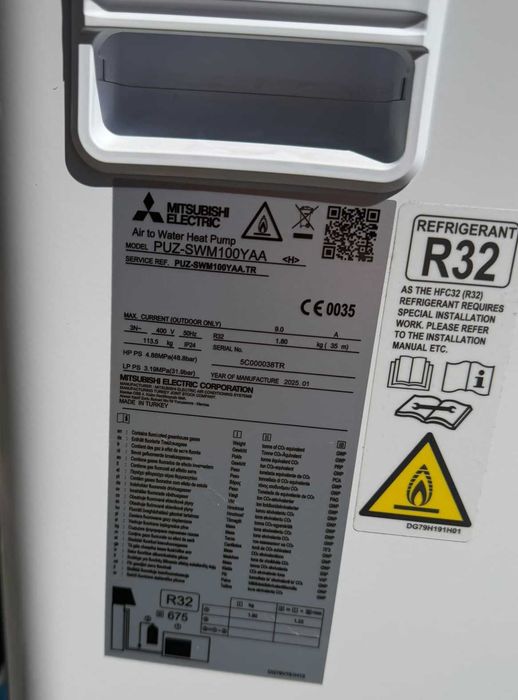 Pompa de caldura Mitsubishi PUZ-SWM100YAA - 10kw trifazica -- NOUA
