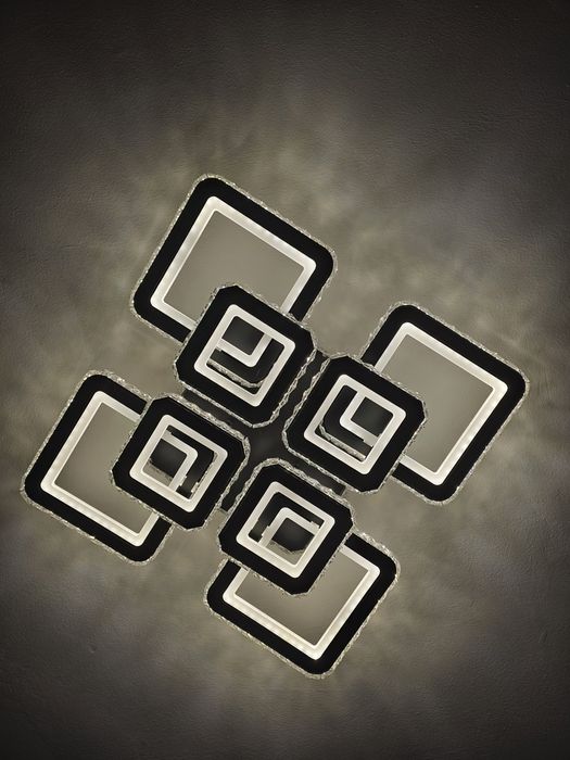 Lustra LED cu telecomanda si cristal