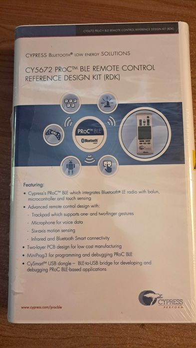 Kit Dezvoltare Telecomandă Cypress CY5672 PRoC BLE RDK – Nou