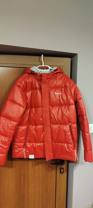 Мъжко зимно яке с качулка XL