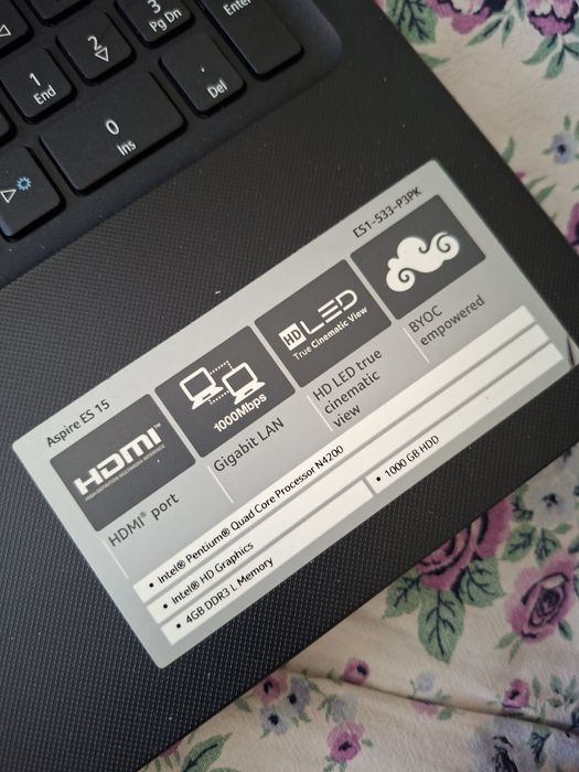 Ноутбук acer. Aspire ES15