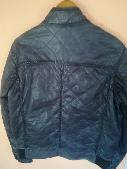 Geaca piele bărbați Massimo Dutti Xl