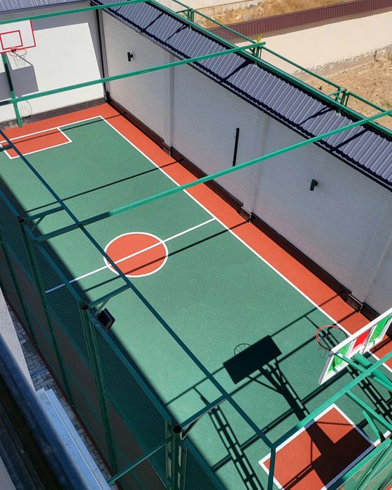 Резиновое покрытие для стадиона от производителя