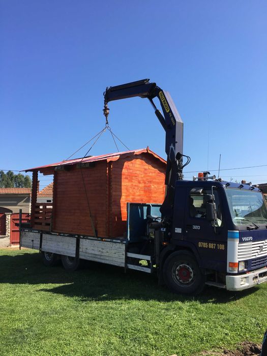 Inchiriez camion cu MACARA Volvo și Iveco
