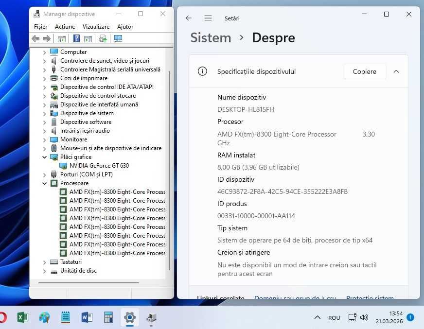 Kit AM3+ ASRock 990FX EXTREME3/FX X8 8300, 3.3GHz/8Gb ddr3 1600/GT 630