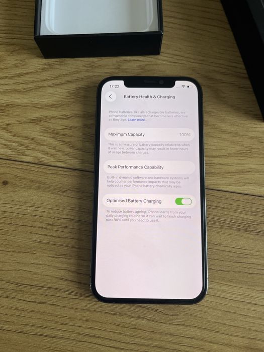 Бартер iphone 12 pro 128gb graphite 100% bh