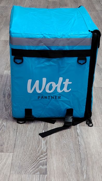 Набор термо-сумок для доставки на мопеде