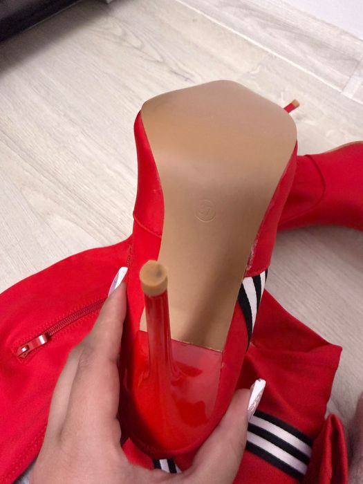 Cizme lungi cu toc noi 37  stiletto