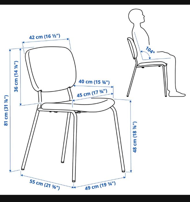 Vihals Scaune ikea tapițate, 2 galben muștar si 2 verzi