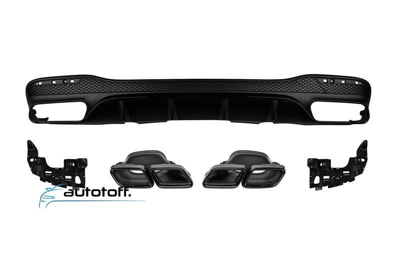 Difuzor bara spate Mercedes GLE W166 (15-18) Black AMG63