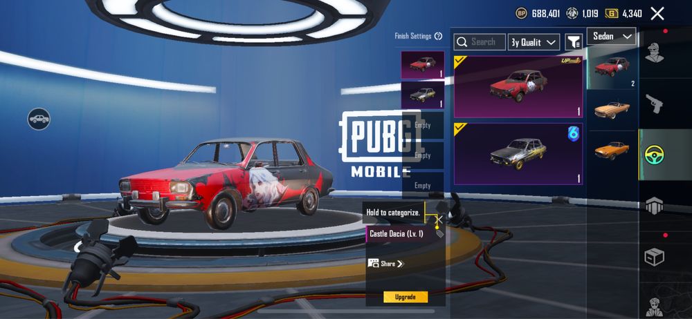 Pubg mobile (Завоеватель 16 сезон, Лед 4 лвл)