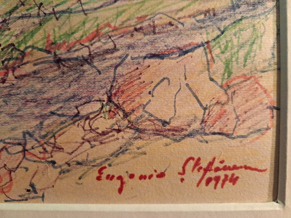 Pictură,"Pe Valea İzei",Eugenia Ștefănescu (n.1919 - ?)
