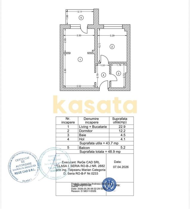 2 camere / Etaj 1 / Incalzire Pardoseala / Metrou Nicoale Teclu