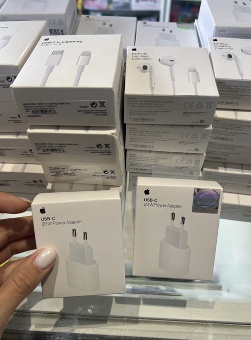 Быстрая зарядка на айфон, адаптер 20w, usb iphone