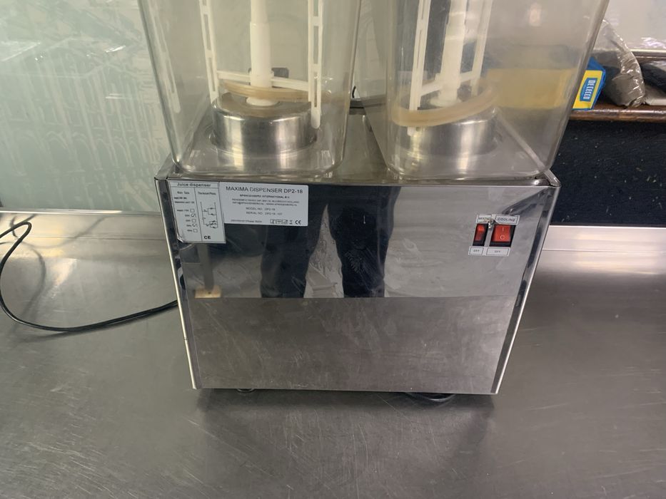 Dispenser dublu de băuturi reci Maxima DP2-18 – 2x18L
