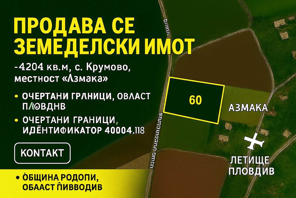 Продава се Земеделски имот в Пловдив, Кючук Париж -  кв.м за 15 €/дка - Снимка #2