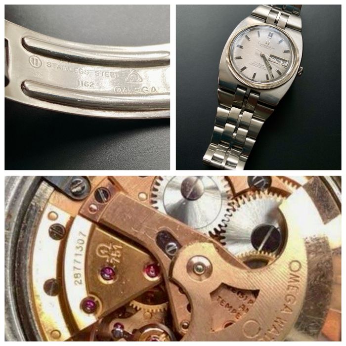 Ceas Omega Constellation Automatic C Line Bezel Aur Alb