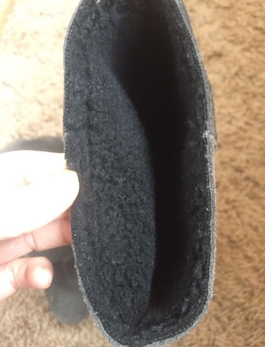 Сапоги  замшевые