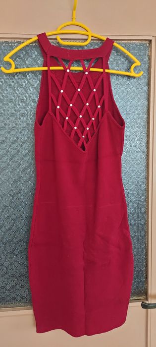 Червена секси рокля