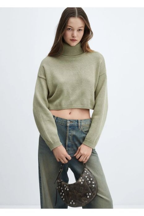 Свитер укорочённый MANGO