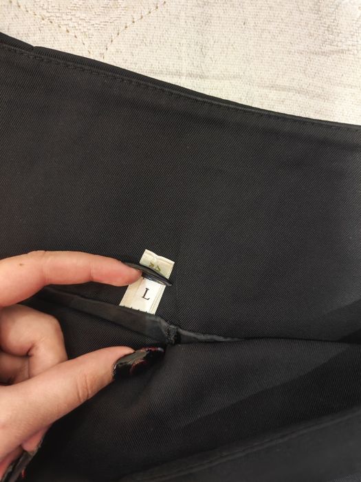 Черная мини Юбка размер L