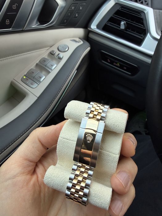 Rolex Datejust Palm Motif aur-otel NOU nepurtat