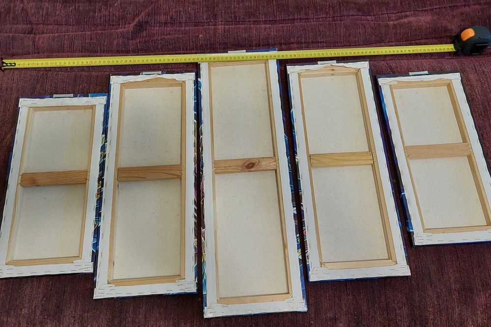 Tablou Canvas Pânză Decoratiune de Perete 5 bucati 106 X 60 cm