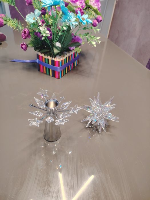 Suport lumânare Swarovski Crystal Christmas Star