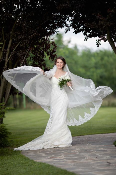 Булчинска рокля с Воал