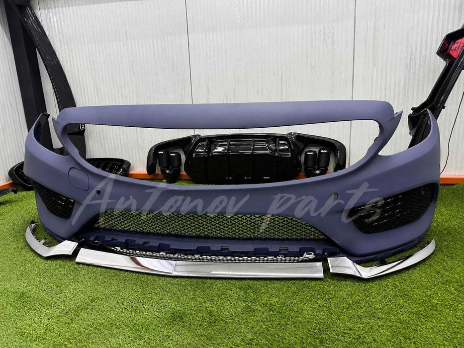 Предна Броня AMG-Line Facelift Mercedes C-Class (W205) (2013 - 2021)