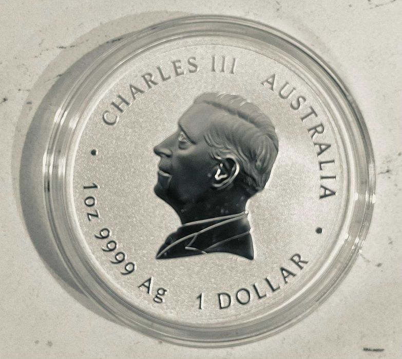 1 унция сребърен австралиски лунар Змия 2025