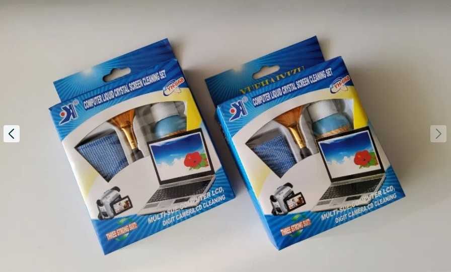 Комплект за почистване на LCD дисплеи за телефони, таблети, лаптопи