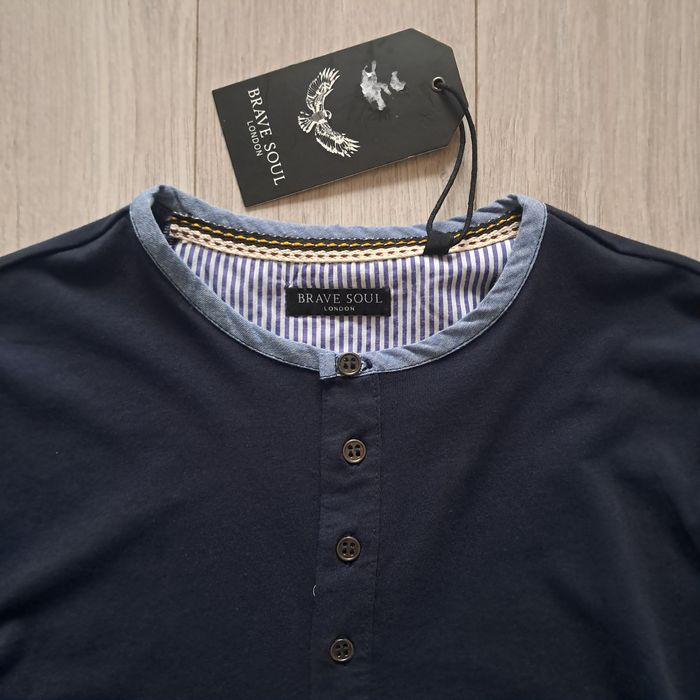 Мъжка памучна блуза BRAVE SOUL , размери - M, L , XL и XXL.