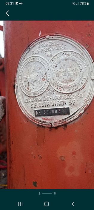 reductor crapator lemne / reductor combina Claas raport 5 la 1 troliu