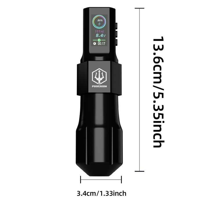 Комплект за татуировки POSEIDON, безжична машинка за татуиране и вежди