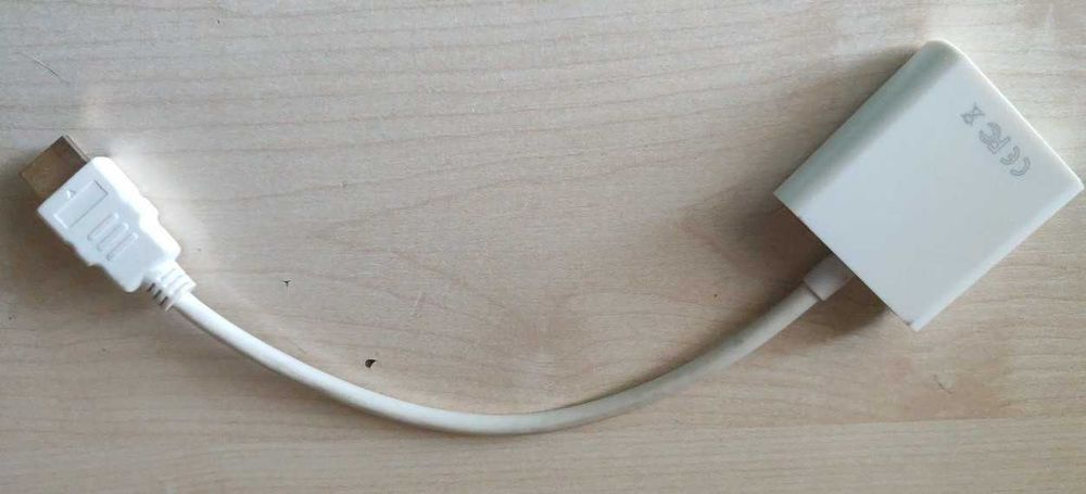 Переходник VGA HDMI для подключения монитора/проектора к ноутбуку