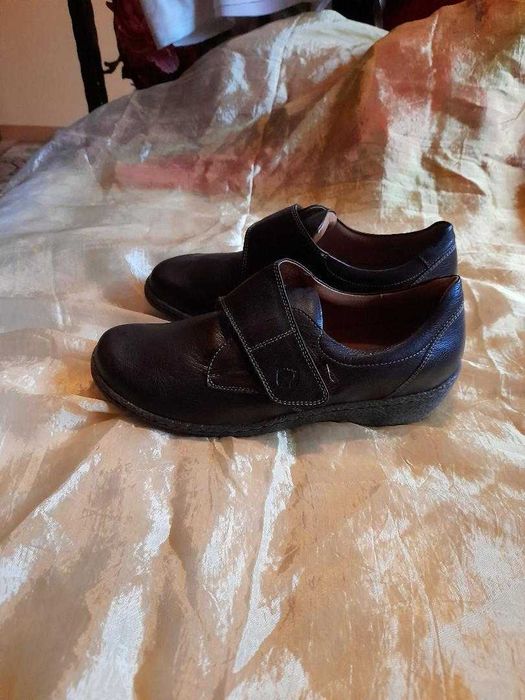 Pantofi dama, de toamna de piele naturala, maro, NOU m. 6 1/2 (39-40)