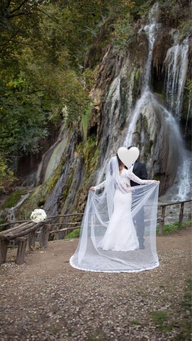 Rochie de mireasa 2 în 1 (printesa-sirena)