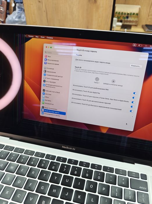 MacBook Air M1 | Макбук М1 | ОЗУ 8гб | 256гб | Экран повреждён