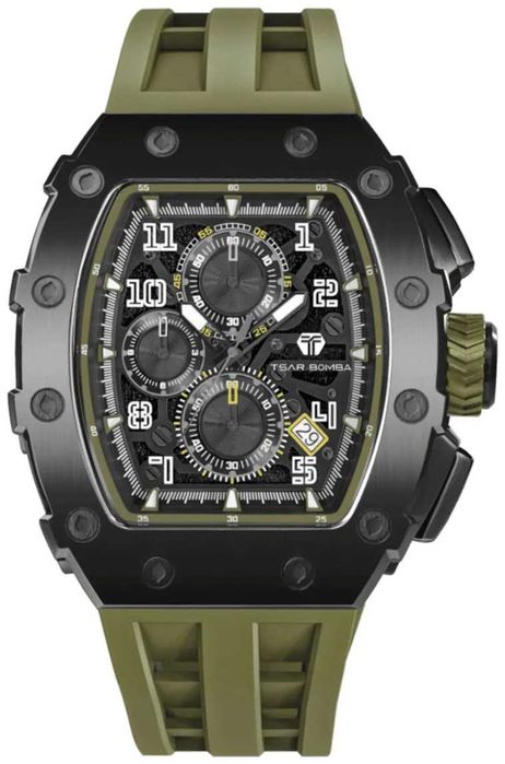 Нов часовник TSAR BOMBA Predator X Limited TB8204QMG - гаранция