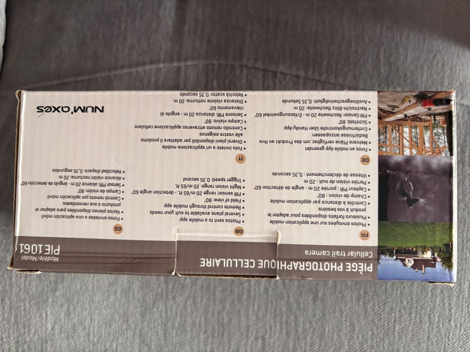 Numaxes pie 1061 camera vanatoare