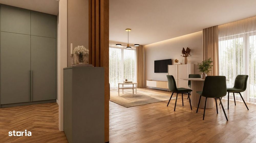 Apartament 3 camere, 2 bai, incalzire in pardoseala, Comision 0%