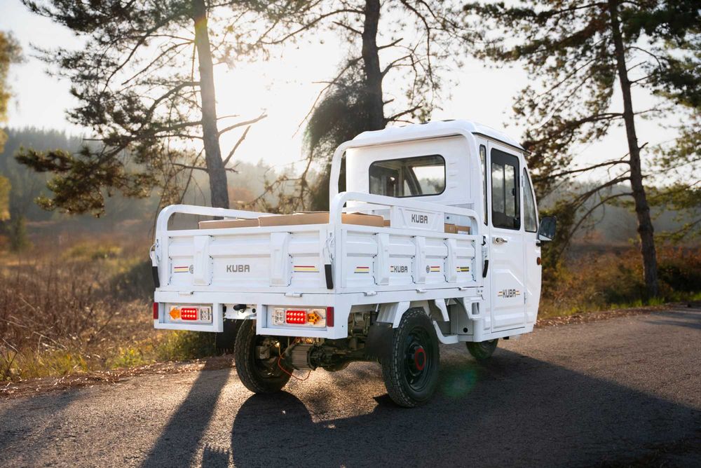 Triciclu Electric KUBA E-Kamyonet CU VOLAN - FARA PERMIS