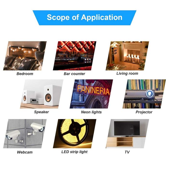 Kingwen импулсно захранване 12V 20A 240W за LED ленти