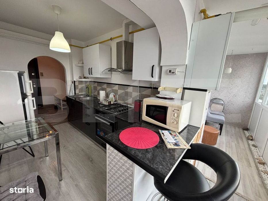 Apartament 3 camere decomandat, 72,1 mp, complet mobilat si utilat –