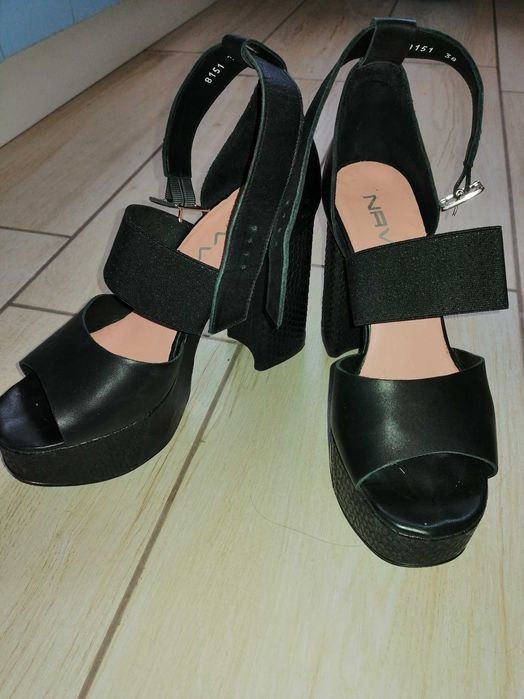 Високи Сандали от естествена кожа