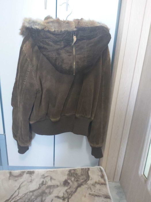 Еко кожа Яке цвят черен