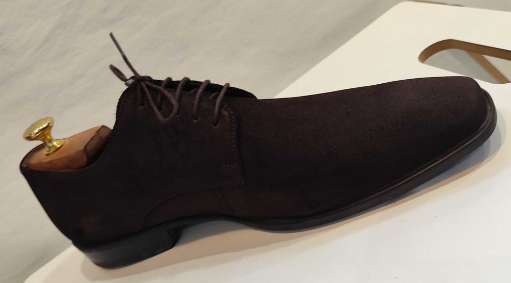 Pantofi derby 42 42.5 plain toe Vagabond NOI piele naturala moale