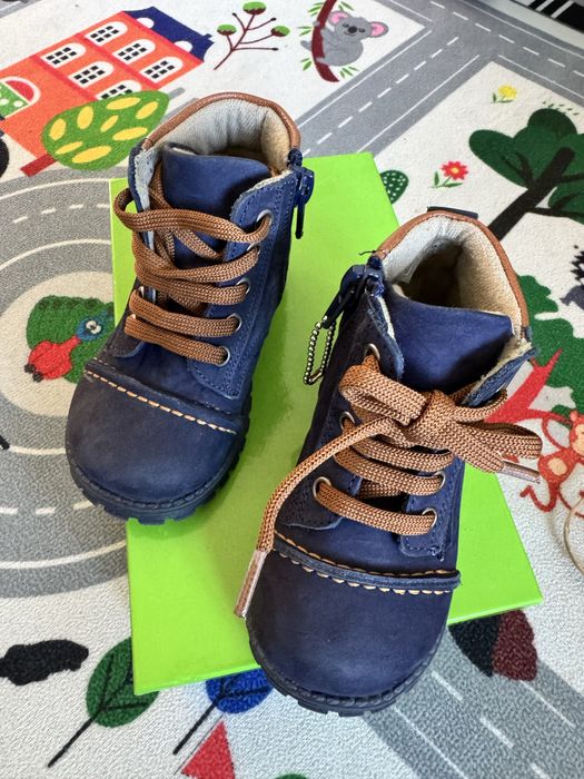 Бебешки боти естествена кожа 21 номер