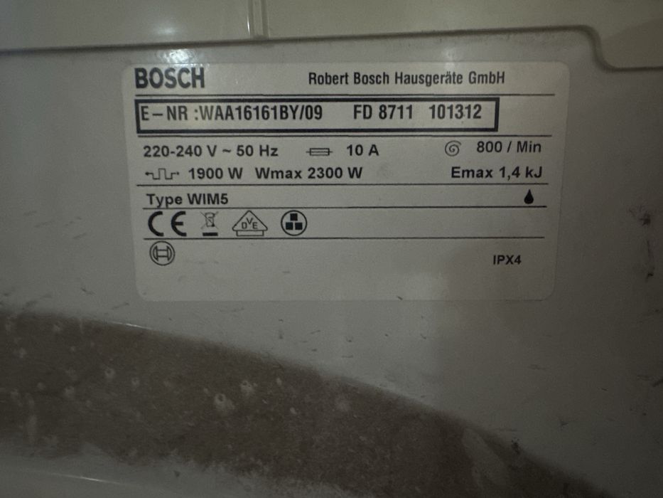 Стиральная машина “Bosch Classixx 5”